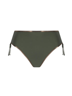 Antigel Swimwear by Lise Charmel - La Smartissime Adjustable High Waist Bikini Kaki Bronze