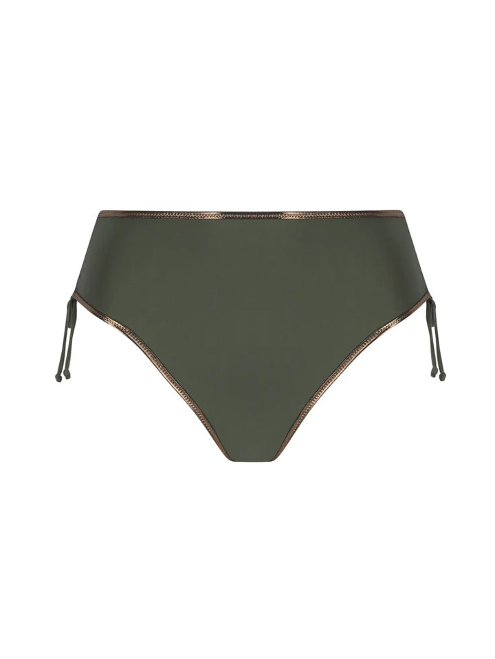 Antigel Swimwear by Lise Charmel - La Smartissime Adjustable High Waist Bikini Kaki Bronze