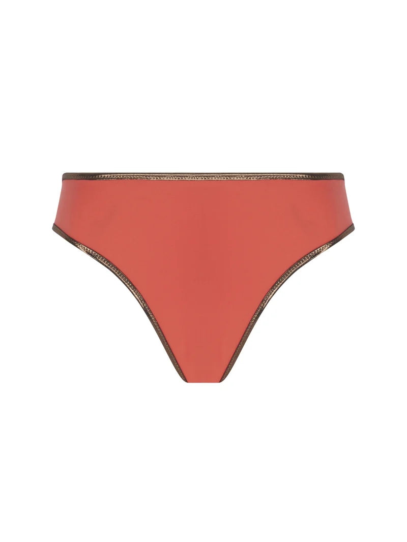 Antigel Swimwear by Lise Charmel - La Smartissime Wide Side Bikini Brief Corail Bronze