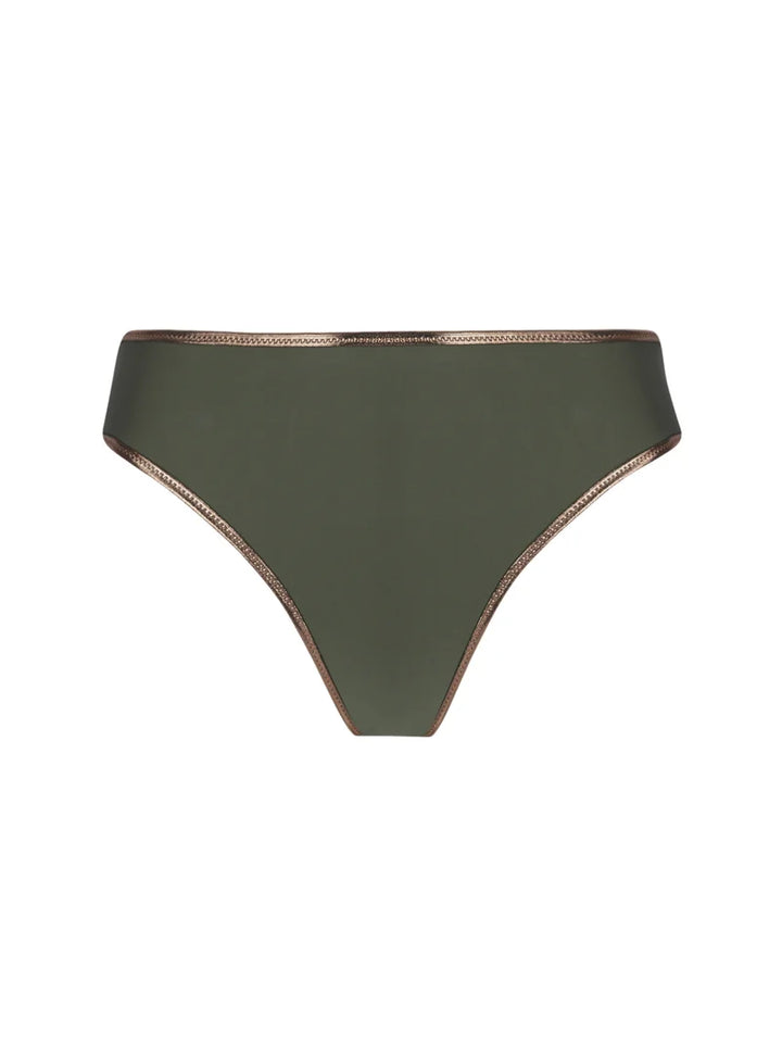 Antigel Swimwear by Lise Charmel - La Smartissime Wide Side Bikini Brief Kaki Bronze