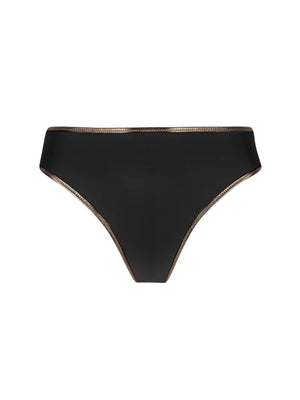 Antigel Swimwear by Lise Charmel - La Smartissime Wide Side Bikini Brief Noir Bronze