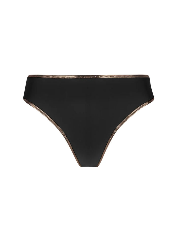 Antigel Swimwear by Lise Charmel - La Smartissime Wide Side Bikini Brief Noir Bronze
