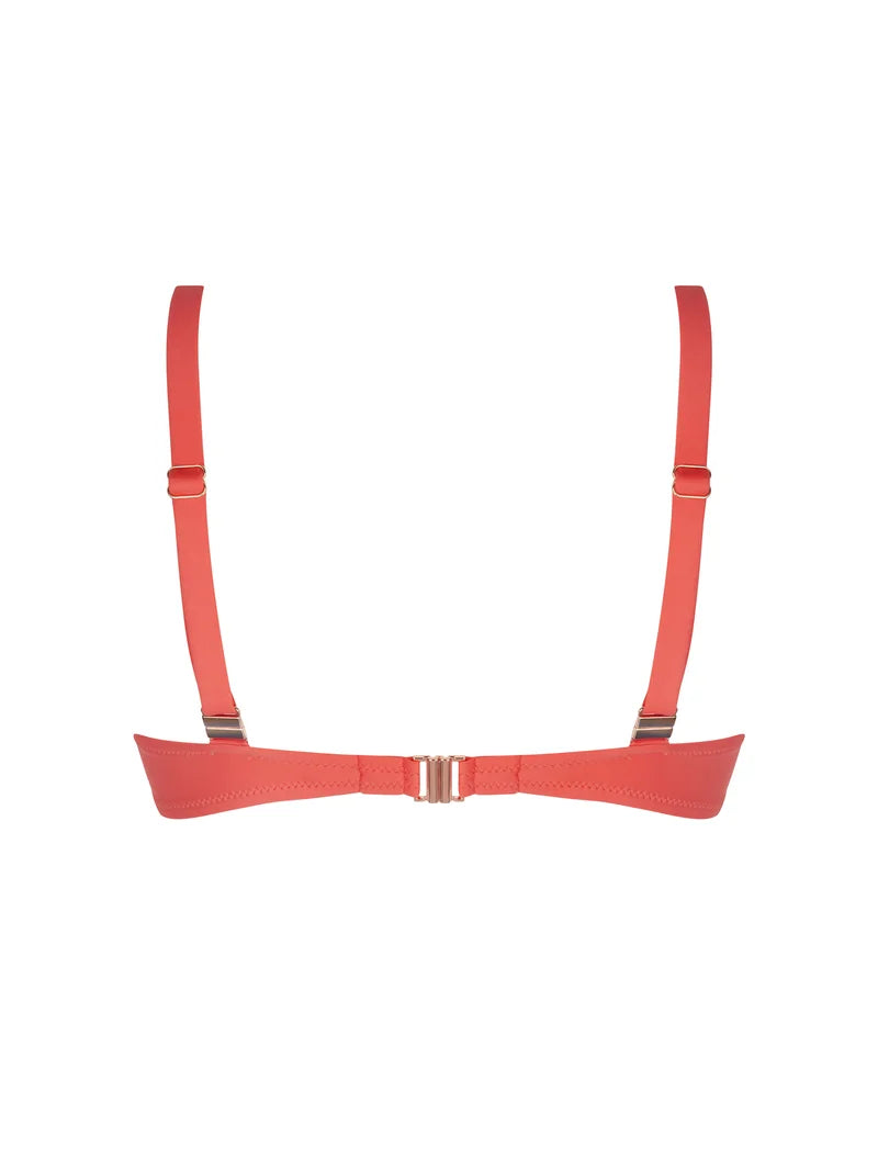 Antigel Swimwear by Lise Charmel - La Smartissime Halter Underwired Bikini Top Corail Bronze