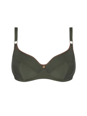 Antigel Swimwear by Lise Charmel - La Smartissime Balconet Bikini Kaki Bronze