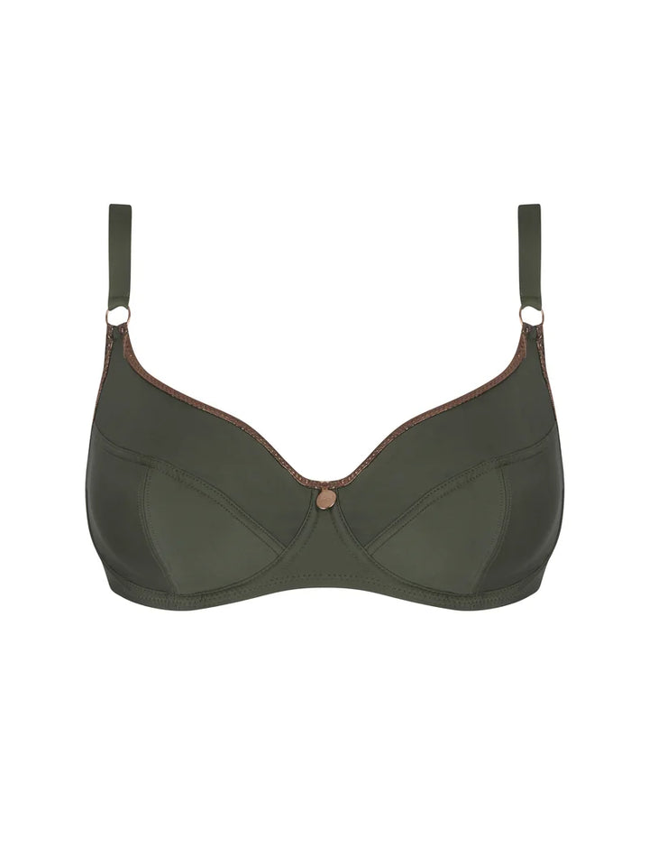 Antigel Swimwear by Lise Charmel - La Smartissime Balconet Bikini Kaki Bronze