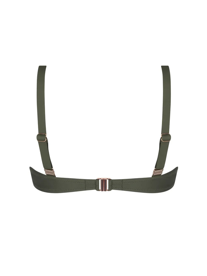 Antigel Swimwear by Lise Charmel - La Smartissime Balconet Bikini Kaki Bronze