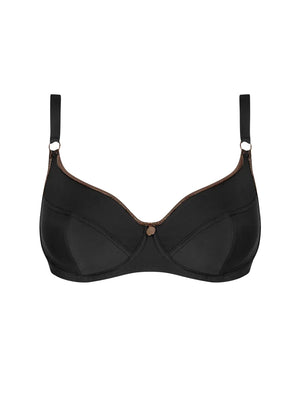 Antigel Swimwear by Lise Charmel - La Smartissime Balconet Bikini Noir Bronze