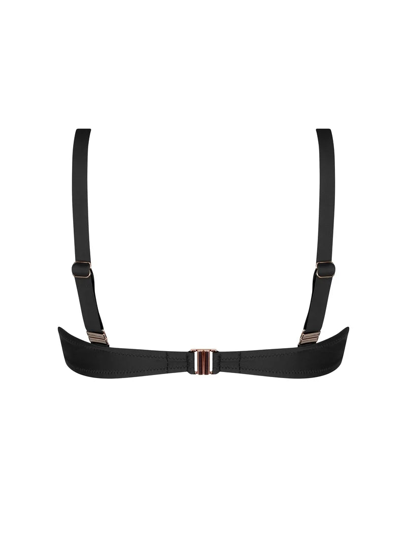 Antigel Swimwear by Lise Charmel - La Smartissime Balconet Bikini Noir Bronze