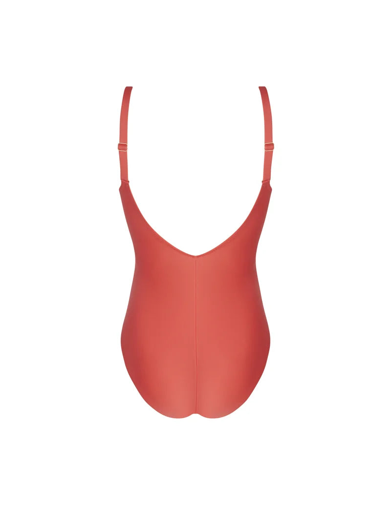 Antigel Swimwear by Lise Charmel - La Smartissime Full Cup Underwired Swimsuit Corail Bronze