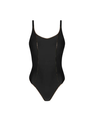 Antigel Swimwear by Lise Charmel - La Smartissime Full Cup Underwired Swimsuit Noir Bronze