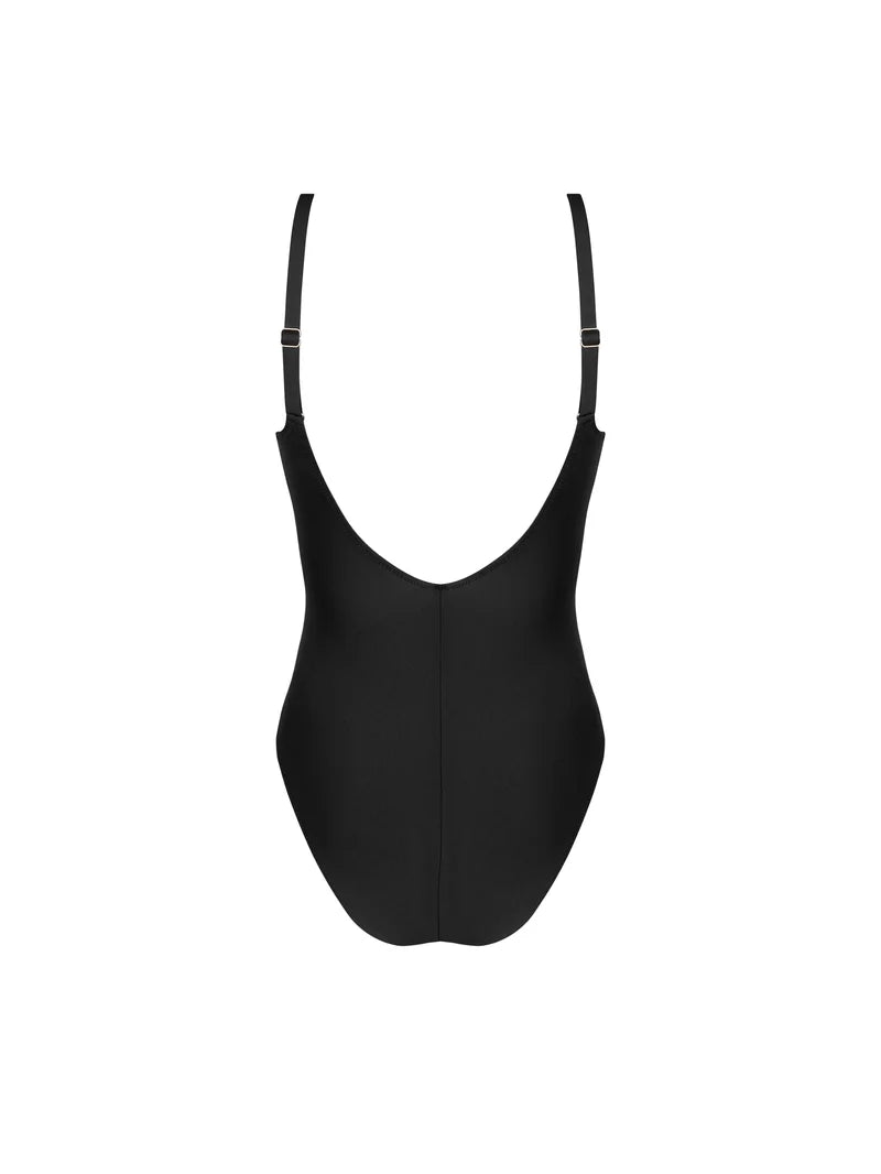 Antigel Swimwear by Lise Charmel - La Smartissime Full Cup Underwired Swimsuit Noir Bronze