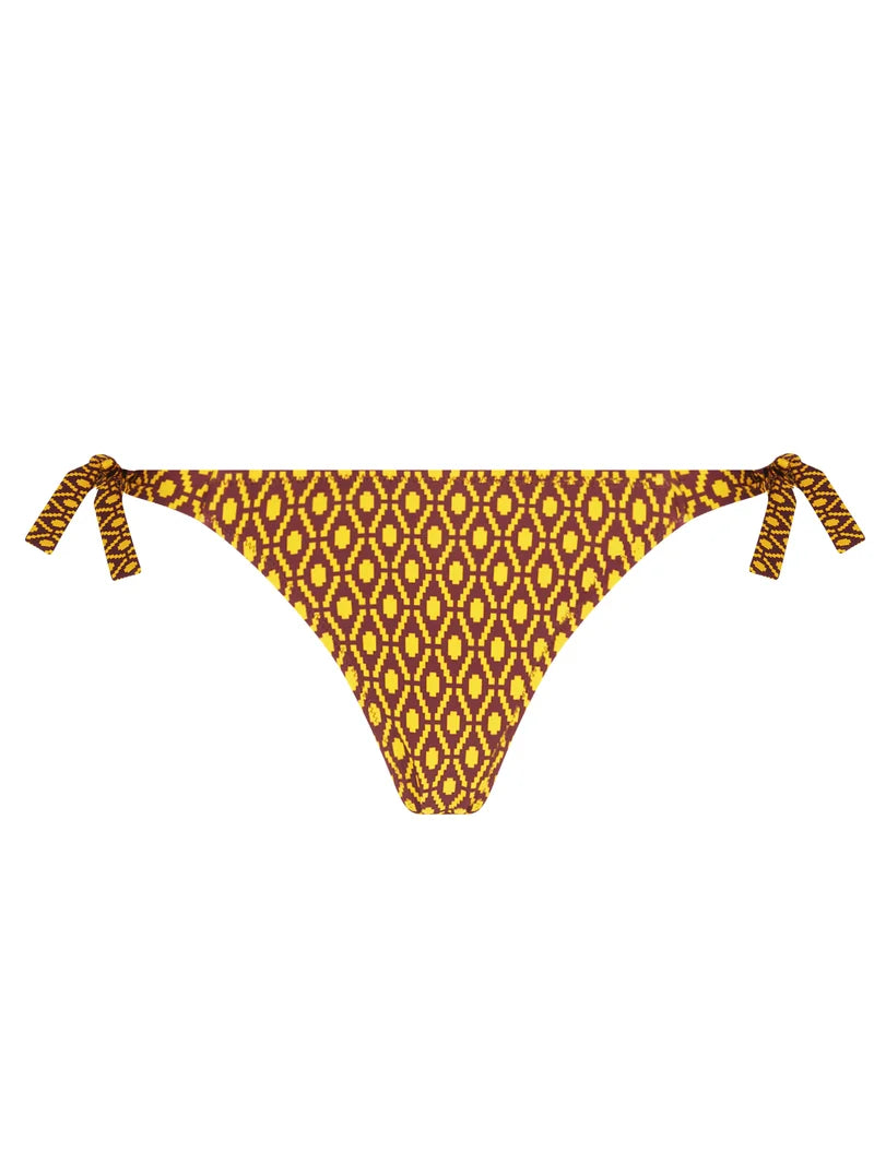 Antigel Swimwear by Lise Charmel - La Papoue Bikini With Narrow Sides Jaune Papou