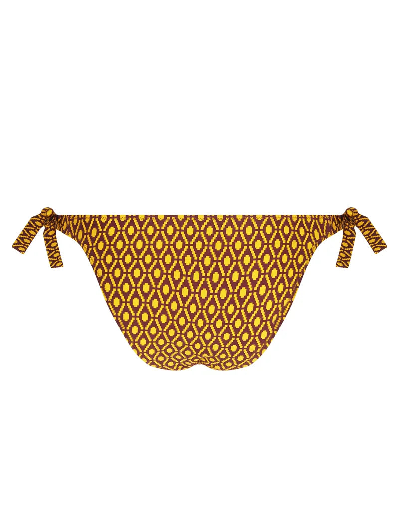 Antigel Swimwear by Lise Charmel - La Papoue Bikini With Narrow Sides Jaune Papou