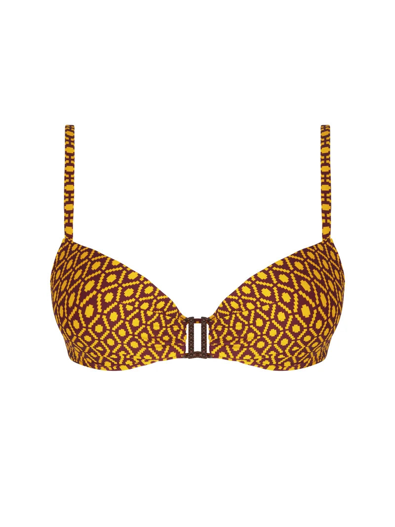 Antigel Swimwear by Lise Charmel - La Papoue Padded Bikini Top Jaune Papou