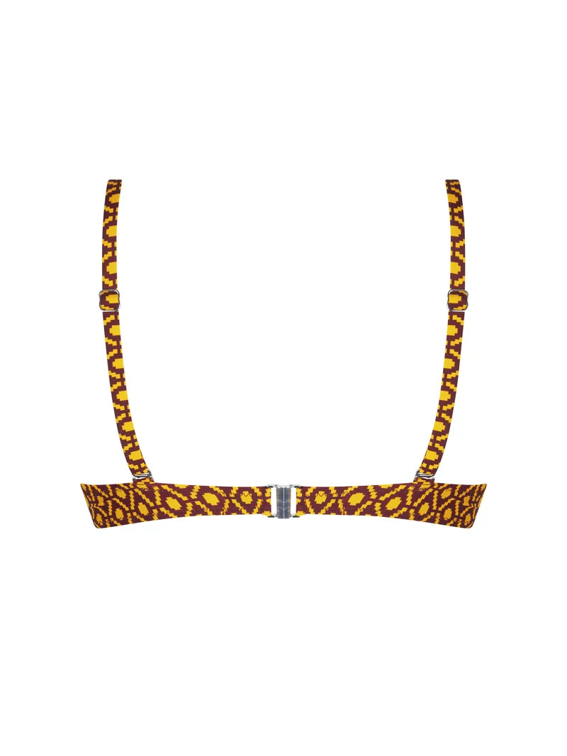 Antigel Swimwear by Lise Charmel - La Papoue Padded Bikini Top Jaune Papou