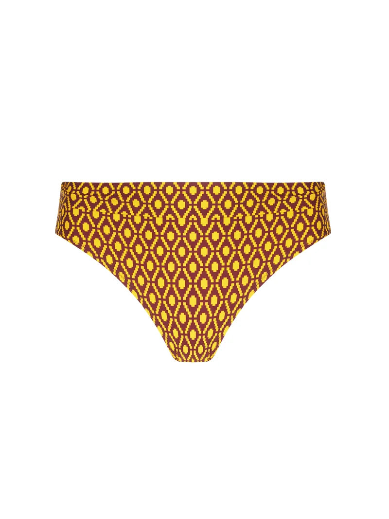 Antigel Swimwear by Lise Charmel - La Papoue Bikini Wide Side Bottom Jaune Papou
