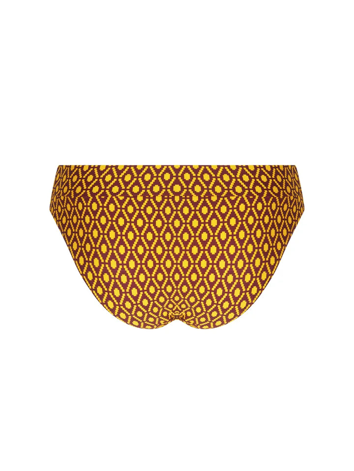 Antigel Swimwear by Lise Charmel - La Papoue Bikini Wide Side Bottom Jaune Papou
