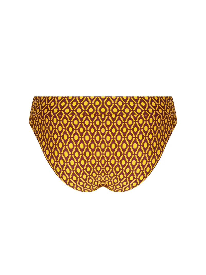Antigel Swimwear by Lise Charmel - La Papoue Bikini Wide Side Bottom Jaune Papou