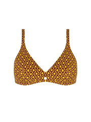 Antigel Swimwear by Lise Charmel - La Papoue Halter Underwired Bikini Top Jaune Papou