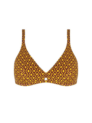 Antigel Swimwear by Lise Charmel - La Papoue Halter Underwired Bikini Top Jaune Papou