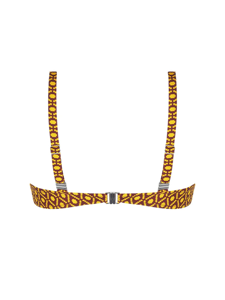 Antigel Swimwear by Lise Charmel - La Papoue Halter Underwired Bikini Top Jaune Papou