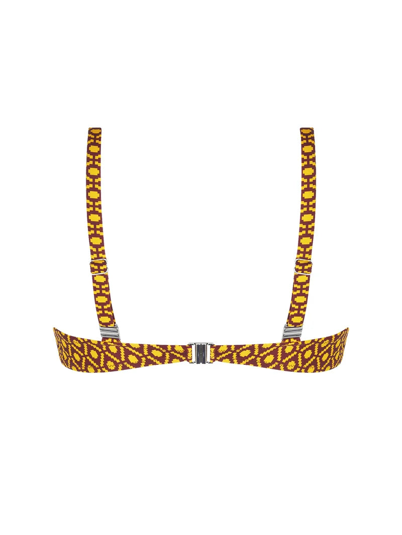 Antigel Swimwear by Lise Charmel - La Papoue Halter Underwired Bikini Top Jaune Papou