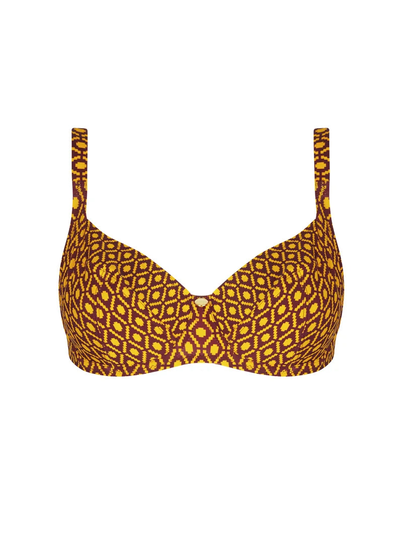 Antigel Swimwear by Lise Charmel - La Papoue Balconet Top Jaune Papou