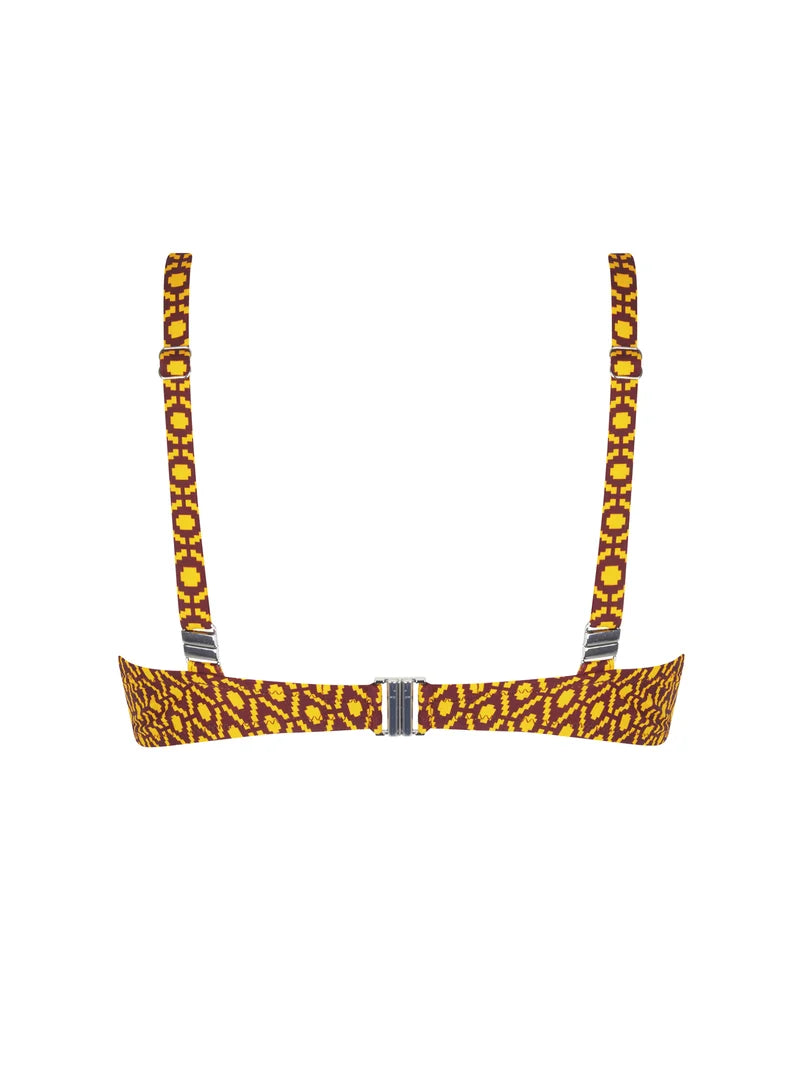 Antigel Swimwear by Lise Charmel - La Papoue Balconet Top Jaune Papou