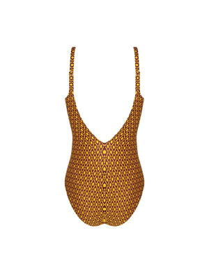 Antigel Swimwear by Lise Charmel - La Papoue Wireless Swimsuit Jaune Papou