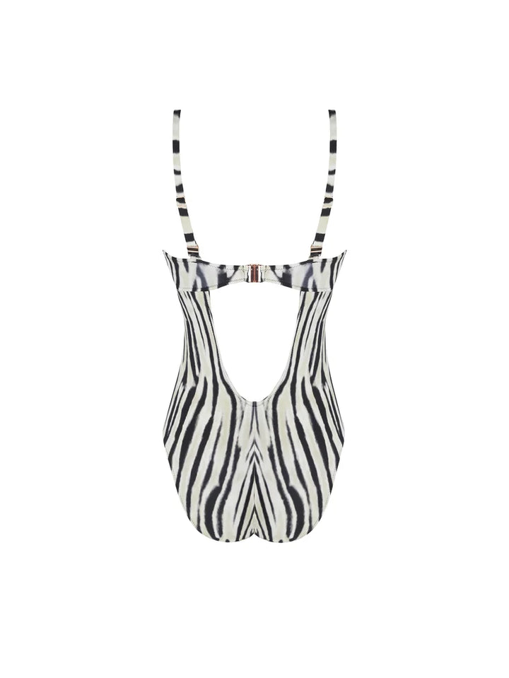 Antigel Swimwear by Lise Charmel - La Tigre Blanc Wireless Padded Swimsuit Tigre Bronze