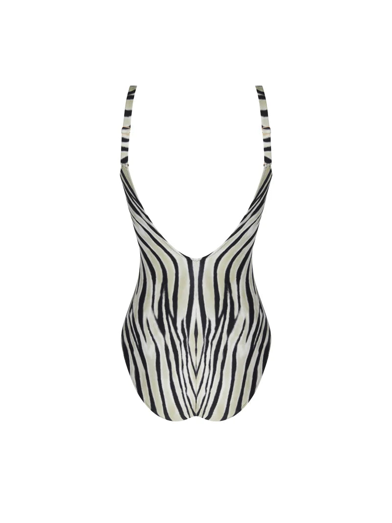 Antigel Swimwear by Lise Charmel - La Tigre Blanc Seductive Wireless Swimsuit Tigre Bronze