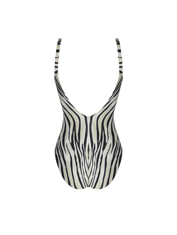 Antigel Swimwear by Lise Charmel - La Tigre Blanc Seductive Wireless Swimsuit Tigre Bronze