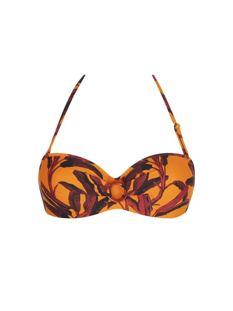Antigel Swimwear by Lise Charmel - La Melanesia Soft Bandeau Strapless Bikini Jaune Banane