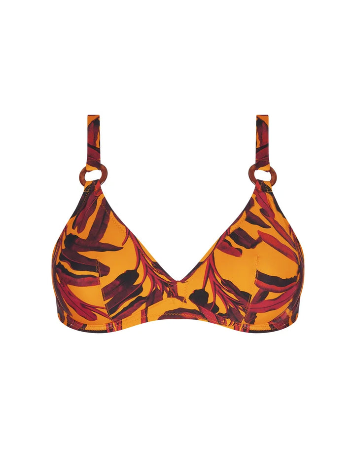 Antigel Swimwear by Lise Charmel - La Melanesia Halter Underwired Bikini Top Jaune Banane
