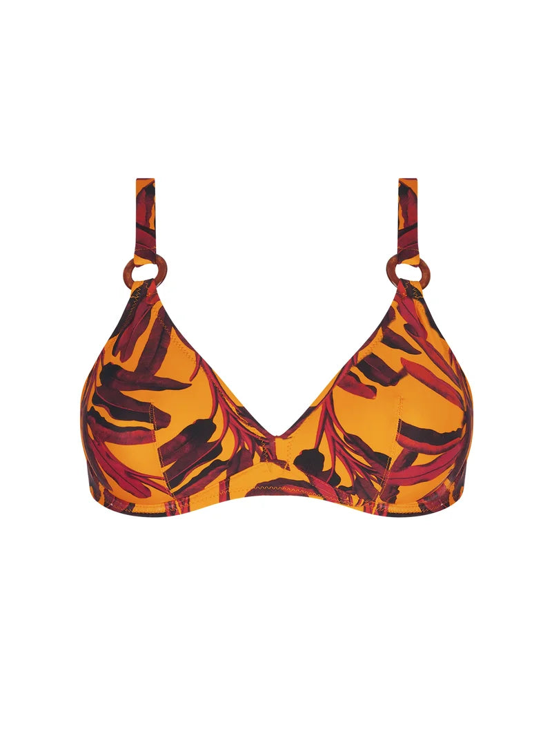 Antigel Swimwear by Lise Charmel - La Melanesia Halter Underwired Bikini Top Jaune Banane