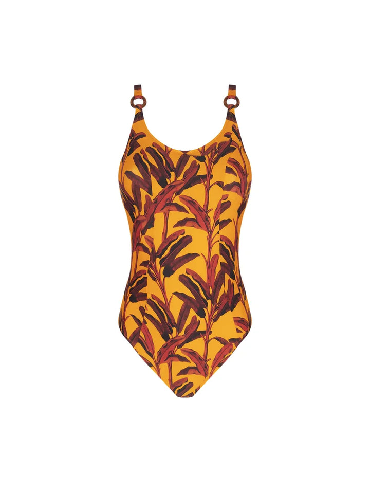 Antigel Swimwear by Lise Charmel - La Melanesia Full Cup Underwired Swimsuit Jaune Banane