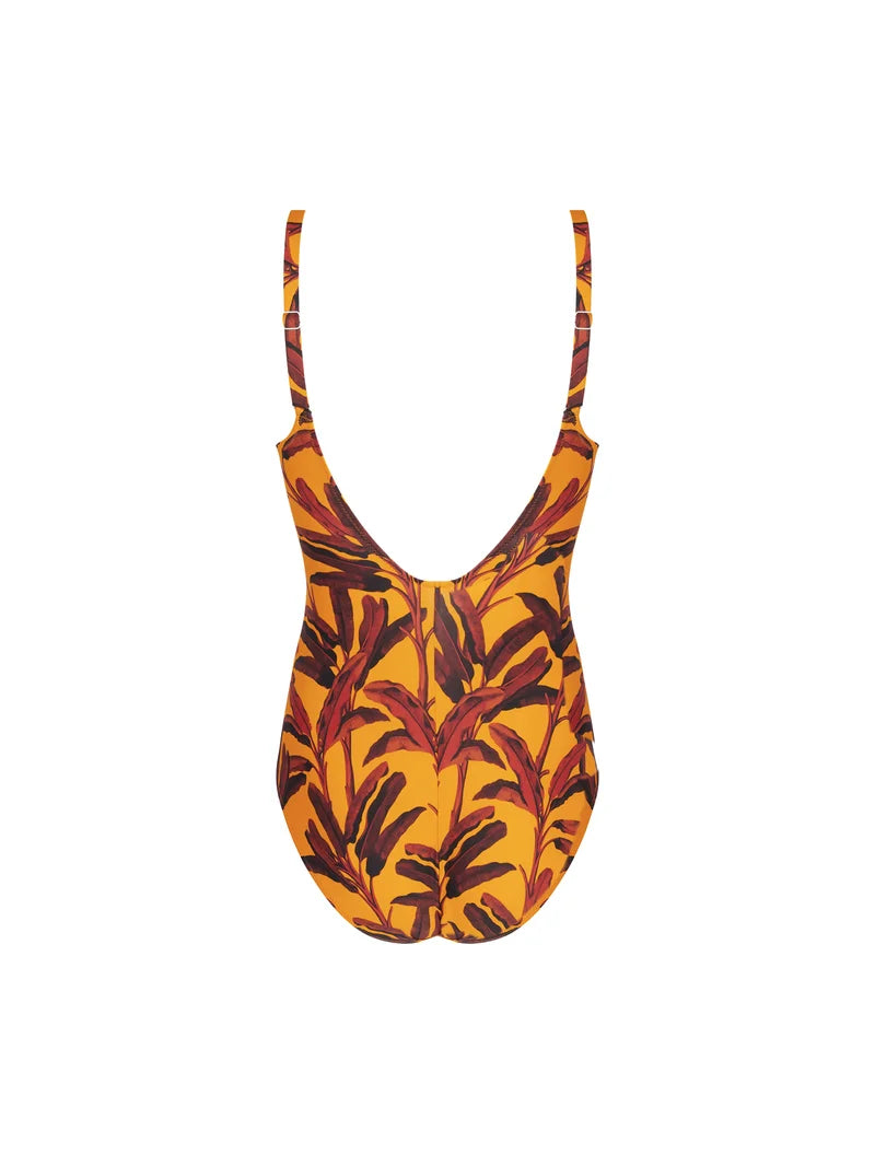 Antigel Swimwear by Lise Charmel - La Melanesia Full Cup Underwired Swimsuit Jaune Banane