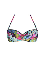 Antigel Swimwear by Lise Charmel - La Foret Magic Soft Bandeau Strapless Bikini Noir Enchante