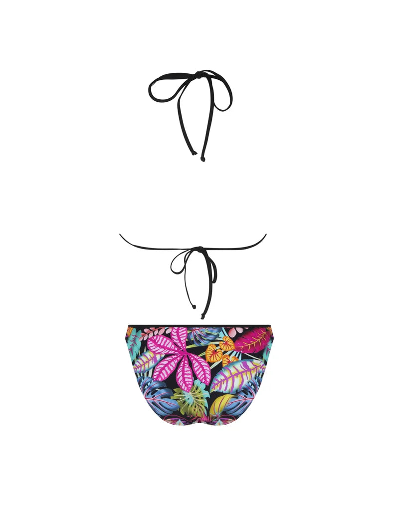 Antigel Swimwear by Lise Charmel - La Foret Magic Wireless Seduction Halter Swimsuit Noir Enchante