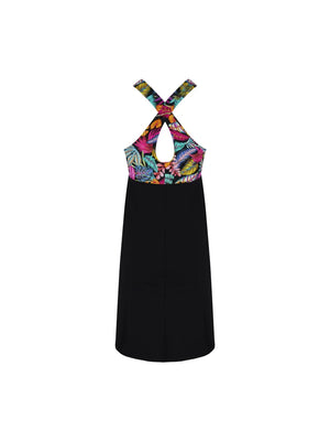 Antigel Swimwear by Lise Charmel - La Foret Magic Crossed-Front Dress Noir Enchante