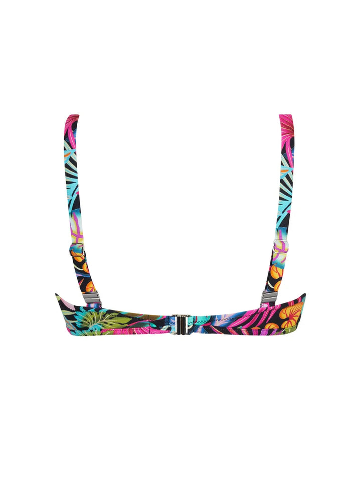 Antigel Swimwear by Lise Charmel - La Foret Magic Halter Underwired Bikini Top Noir Enchante