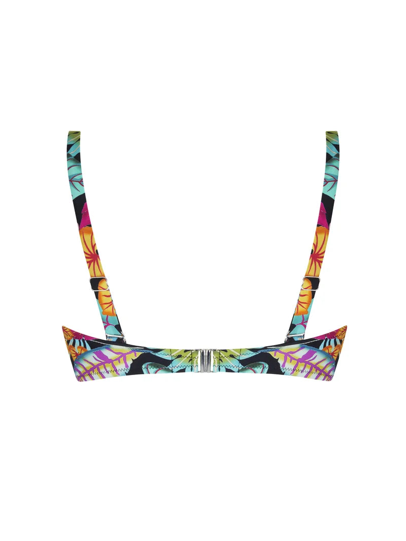 Antigel Swimwear by Lise Charmel - La Foret Magic Soft Bandeau Strapless Support Bikini Noir Enchante