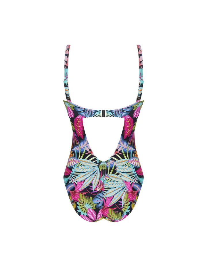 Antigel Swimwear by Lise Charmel - La Foret Magic Wireless Padded Swimsuit Noir Enchante