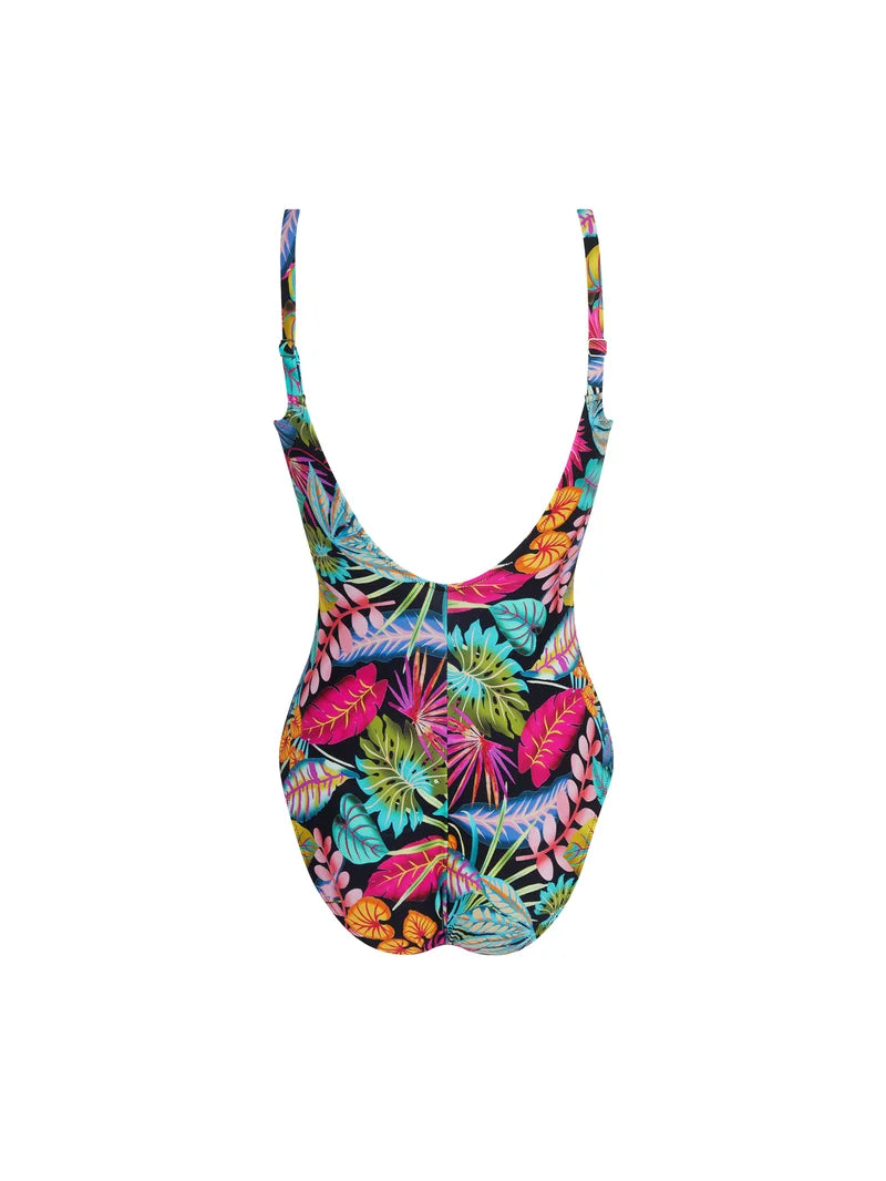 Antigel Swimwear by Lise Charmel - La Foret Magic Seductive Wireless Swimsuit Noir Enchante