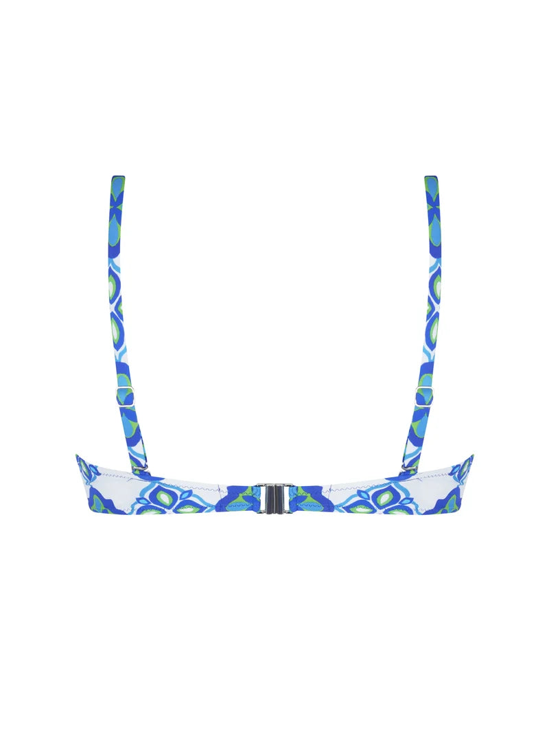 Antigel Swimwear by Lise Charmel - L'Artisane Antigel Padded Bikini Top Bleu Ceramic