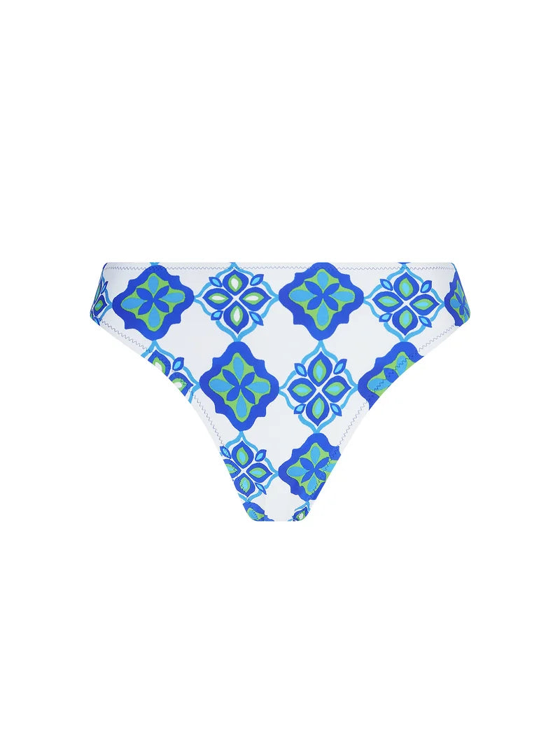 Antigel Swimwear by Lise Charmel - L'Artisane Antigel Wide Sided Bikini Brief Bleu Ceramic