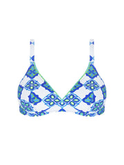 Antigel Swimwear by Lise Charmel - L'Artisane Antigel Halter Underwired Bikini Top Bleu Ceramic