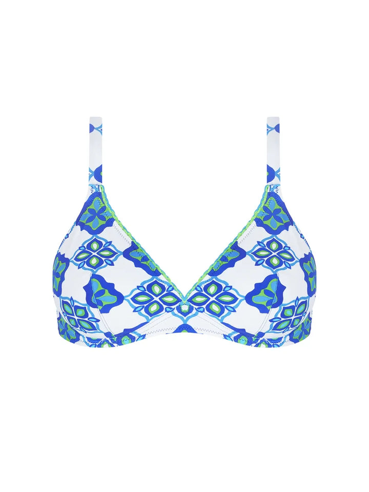 Antigel Swimwear by Lise Charmel - L'Artisane Antigel Halter Underwired Bikini Top Bleu Ceramic