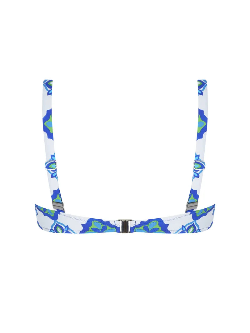 Antigel Swimwear by Lise Charmel - L'Artisane Antigel Halter Underwired Bikini Top Bleu Ceramic