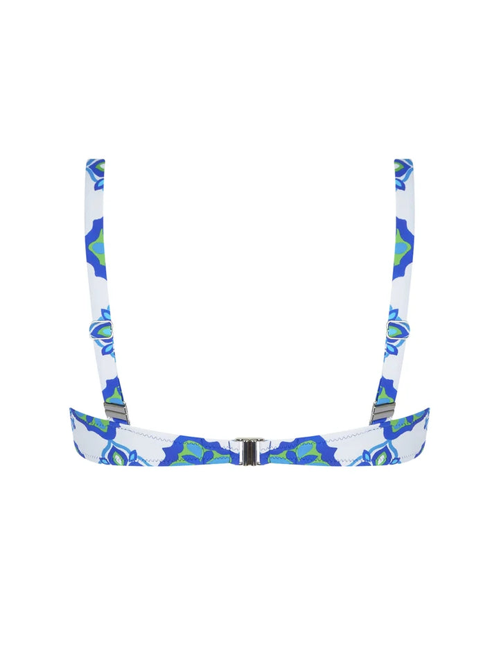Antigel Swimwear by Lise Charmel - L'Artisane Antigel Halter Underwired Bikini Top Bleu Ceramic